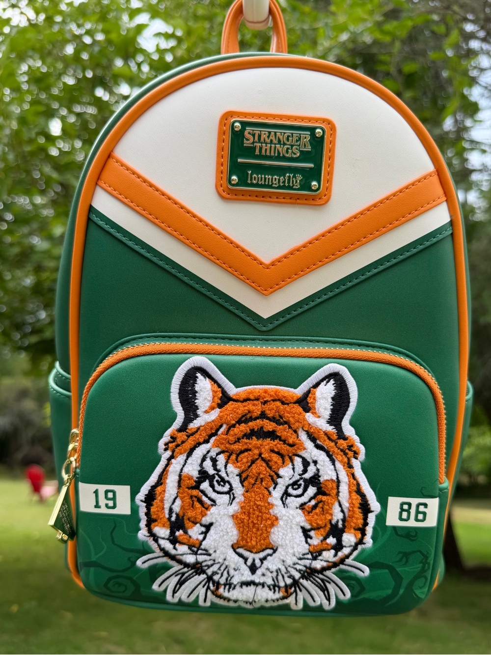 Loungefly Stranger Things Hawkins High Tigers Mini Backpack NWT